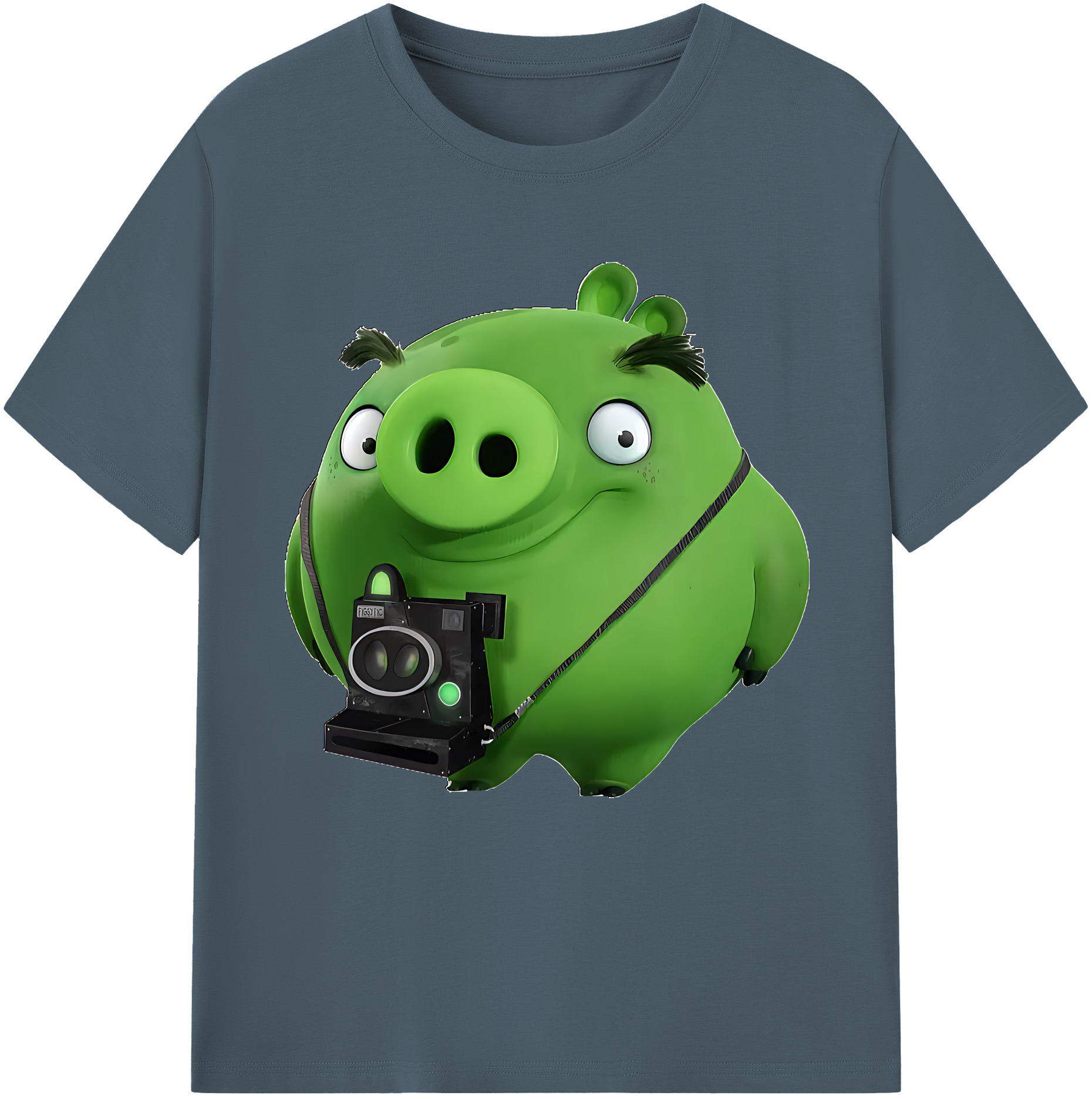 （画像用） Angry Birds アングリーバード 綿100％半袖Tシャツ（フロントプリント）